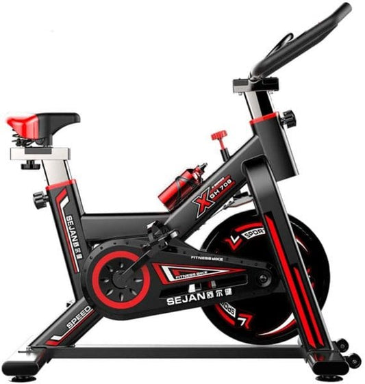 Vélo d'appartement professionnel en acier, idéal pour les séances de cardio et renforcement musculaire à domicile ou en salle de sport Electroshopdakar