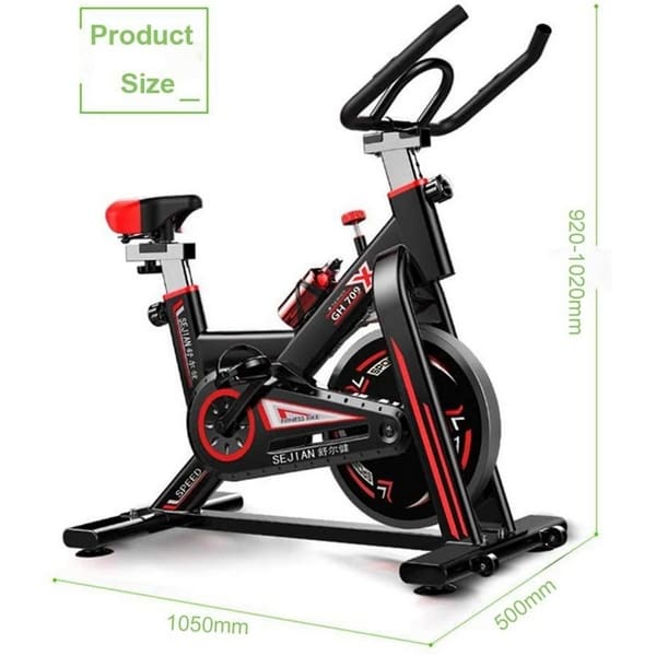 Vélo d'appartement professionnel en acier, idéal pour les séances de cardio et renforcement musculaire à domicile ou en salle de sport Electroshopdakar